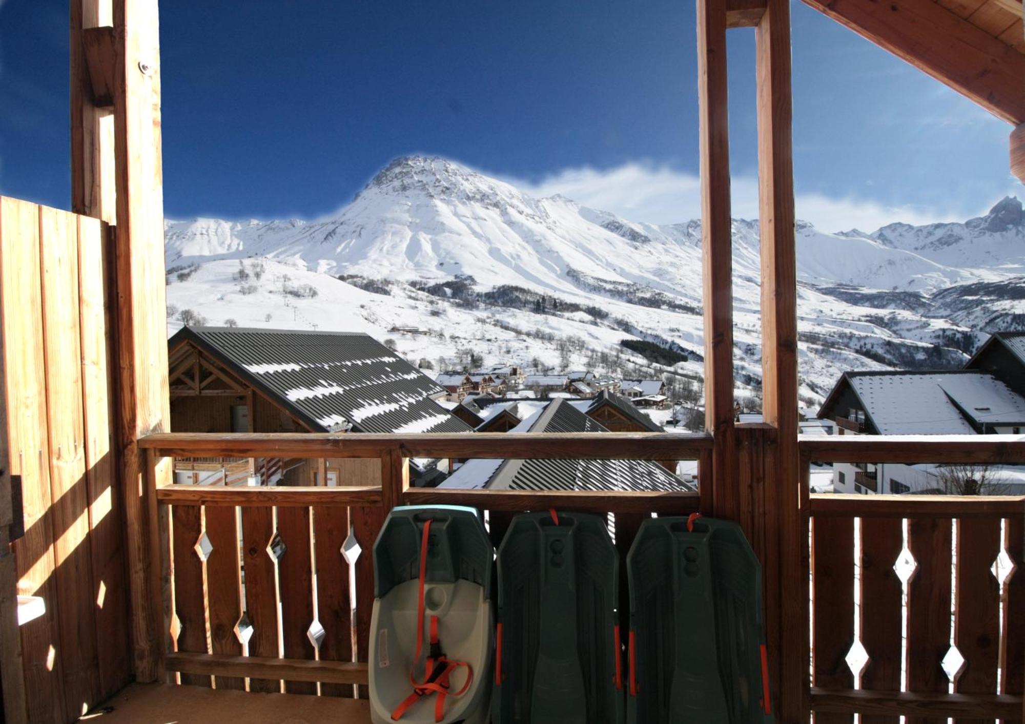 Appart - Chalet Du Hameau Des Aiguilles 알비에즈-몽트롱 외부 사진
